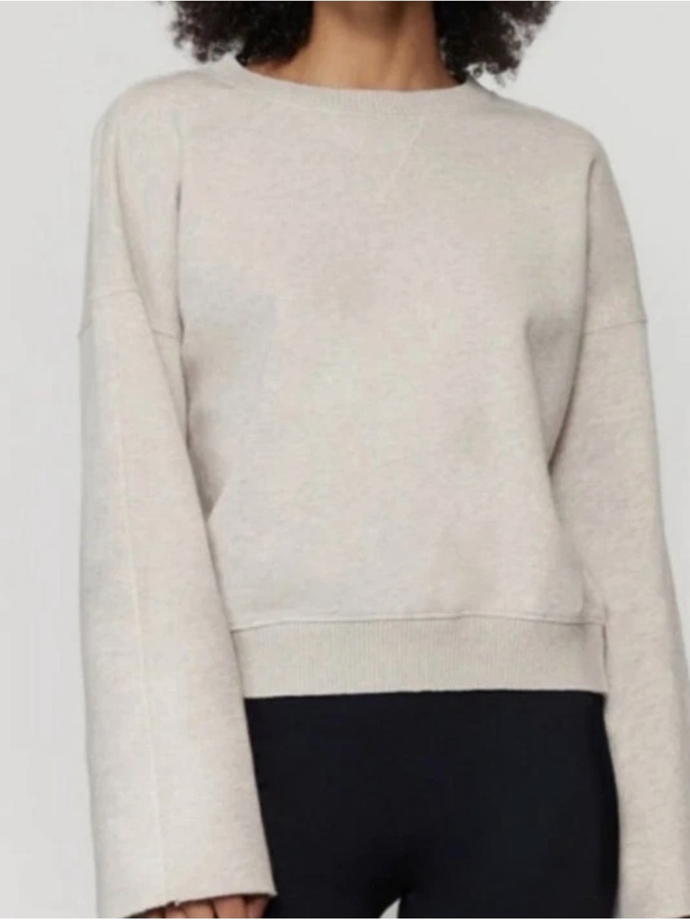 Spiritual Gangster Halle Wide Sleeve Sweater - Size Small